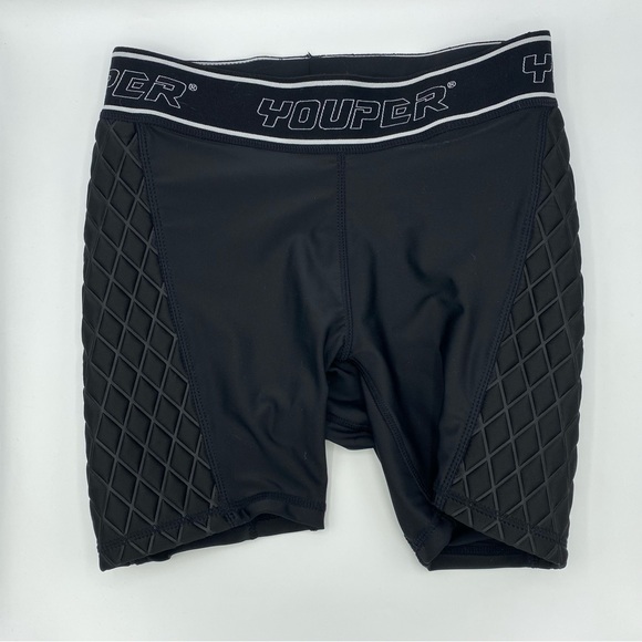 Youper Elite Sliding Shorts Youth Sz Large Baseball Softball Padded Compression - Picture 2 of 5